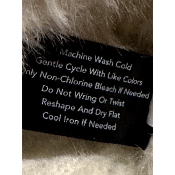 Boston Proper Women's Size Large Soft Fuzzy Y2K Evening Wear White Tank Top - Picture 7 of 8